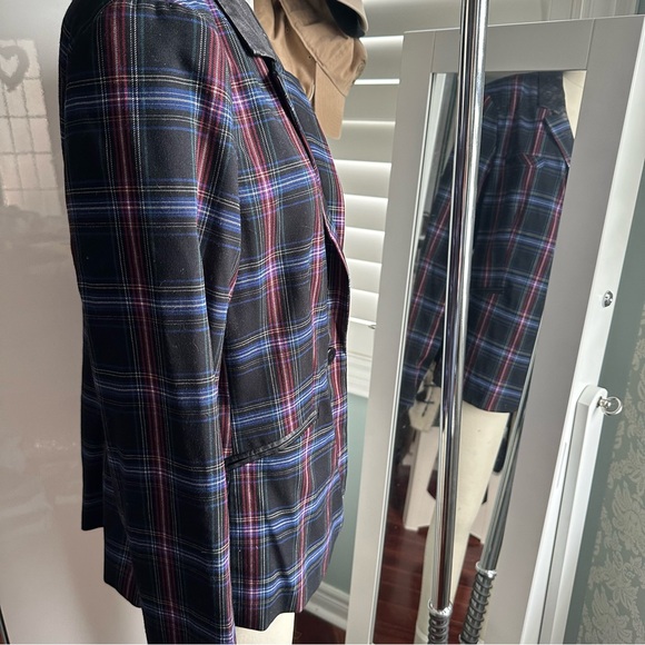 Nygard Women's Plaid Single Breasted Blazer Size L NWT - Picture 3 of 10